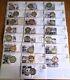 22- Great Historic Sites Of America 1st Day Cover Sterling Silver Proof Medals