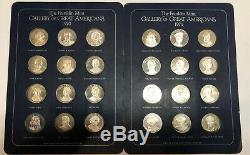 24oz Sterling Silver Coins Great Americans Coin set 1970-71 FIRST PROOF SET 24PC