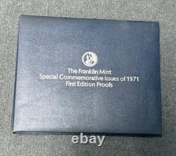 27.3 Troy Oz Franklin Mint Commemorative Issues Sterling Silver Medals Set