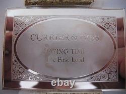 2.78-oz. 999 Pure Silver Proof Franklin Mint Currier & Ives Haying Time + Gold