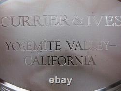 2.78-oz. 999 Pure Silver Yosemite National Park Franklin Mint Currier & Ives+gold