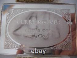 2.78-oz. 999 Silver (clippper Ship, Flying Cloud) Franklin's Currier & Ives+gold