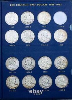 2 PARTIAL SETS-Silver Franklin Half Dollar Lot (40 Coins)