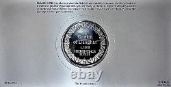 2 ozt 100 Greatest Masterpieces The Garden of Delights. 925 Pure SILVER Medal