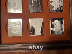 31 oz. 925 Silver Ingots Norman Rockwell Fondest Memories 1st Ed Franklin Mint