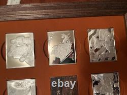 31 oz. 925 Silver Ingots Norman Rockwell Fondest Memories 1st Ed Franklin Mint