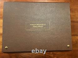 31 oz. 925 Silver Ingots Norman Rockwell Fondest Memories 1st Ed Franklin Mint