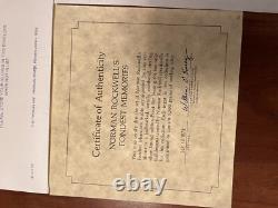 31 oz. 925 Silver Ingots Norman Rockwell Fondest Memories 1st Ed Franklin Mint