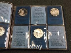 36 pcs 1972 Franklin Mint Special Commemorative Issues Sterling Silver Proofs