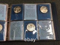 36 pcs 1972 Franklin Mint Special Commemorative Issues Sterling Silver Proofs