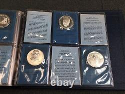 36 pcs 1972 Franklin Mint Special Commemorative Issues Sterling Silver Proofs