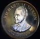 37th President Richard Nixon Franklin Mint 925 Silver Proof Medal Round C3028
