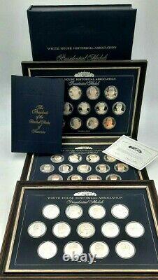 39 Sterling Silver Presidential Medals First Edition Proof Set