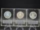 3 1967 Franklin Mint Silver Proof Medals Grant Taylor Cleveland 2.89 Oz Asw Ogp