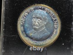 3 1967 Franklin Mint Silver Proof Medals Grant Taylor Cleveland 2.89 oz ASW OGP