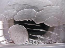 3 Oz. 925 Solid Silver Norman Rockwell Fondest Memories Art Bar + Gold (hookey)