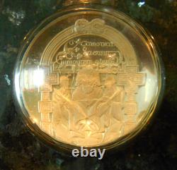 3 Vintage. 925 Silver Franklin Mint 100 Greatest Masterpieces 100,8,22 -6.36 ozt