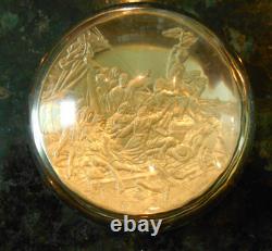 3 Vintage. 925 Silver Franklin Mint 100 Greatest Masterpieces 100,8,22 -6.36 ozt