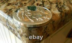 3 Vintage. 925 Silver Franklin Mint 100 Greatest Masterpieces 42,95,62- 6.26 ozt