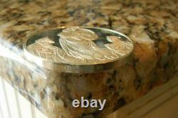 3 Vintage. 925 Silver Franklin Mint 100 Greatest Masterpieces 42,95,62- 6.26 ozt