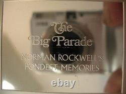 3+oz. 925 Silver Norman Rockwell Big Parade Boy Scout American Flag Art Bar+gold