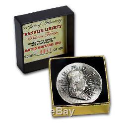 3 oz Outré High Relief Silver Round Franklin Liberty SKU#158590