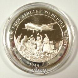 4 COLD WAR 925 Franklin Mint American History Sterling Silver Medals