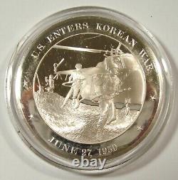 4 COLD WAR 925 Franklin Mint American History Sterling Silver Medals