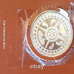 4 Franklin Mint LE Proof 1976 1oz Sterling Silver Good Luck Medals All NIP