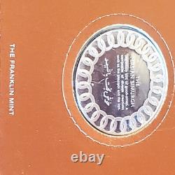 4 Franklin Mint LE Proof 1976 1oz Sterling Silver Good Luck Medals All NIP