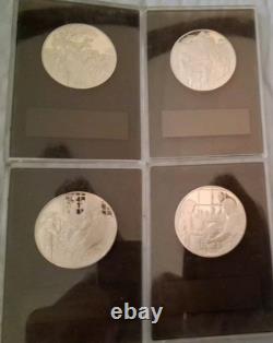 (4) Sterling Silver LIMTED Proof FRANKLIN MINT
