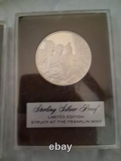 (4) Sterling Silver LIMTED Proof FRANKLIN MINT