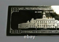 4 oz. 999 Fine Silver 2015 $100 Currency Bar in Plastic Case