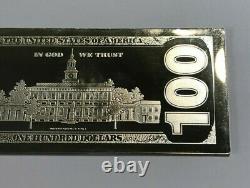 4 oz. 999 Fine Silver 2015 $100 Currency Bar in Plastic Case