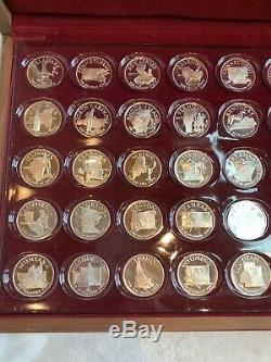 50 1 0oz + Sterling Silver Governors Edition By The Franklin Mint