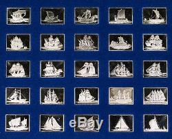50 Franklin Mint The Great Sailing Ships of History Sterling Silver Item# M3943