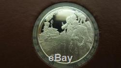 50 Sterling Silver Proof Medals History Of Civil War Franklin Mint