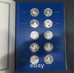 52 Oz Sterling Silver Franklin Mint Bicentennial Medals 50 State 500 Gr Coin Set