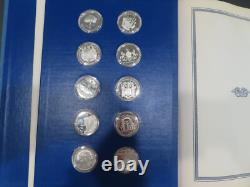 52 Oz Sterling Silver Franklin Mint Bicentennial Medals 50 State 500 Gr Coin Set