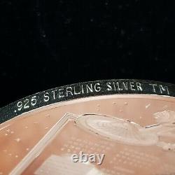 5.75 oz. 925 Sterling Silver Round Star Trek 25th Anniv 1966-1991 F2185