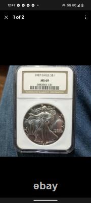 5 Coins And A Silver Bar