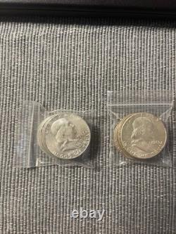 5  Silver 1963 50C Franklin Half Dollars
