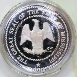 5 Sterling Silver Rounds From 1976 Frankln Mint State Medals Set