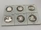 6.5 Oz Franklin Mint. 999 Silver Coins 1/2 Ounce Each = 3 Ounces Of Silver