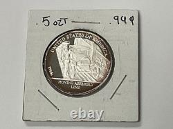 6.5 oz Franklin Mint. 999 Silver Coins 1/2 Ounce Each = 3 Ounces Of Silver