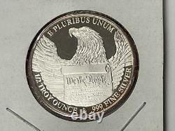 6.5 oz Franklin Mint. 999 Silver Coins 1/2 Ounce Each = 3 Ounces Of Silver