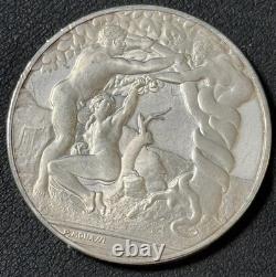 (6). 925 Sterling Silver The Genius of Michelangelo Franklin Mint Art Rounds