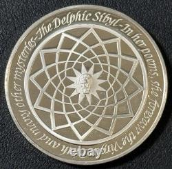 (6). 925 Sterling Silver The Genius of Michelangelo Franklin Mint Art Rounds