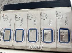 70 Franklin Mint Bicentennial Silver Ingots