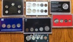 90% Silver Sets Kennedy Franklin Half Peace Dollar Liberty Half Quarter Dime See